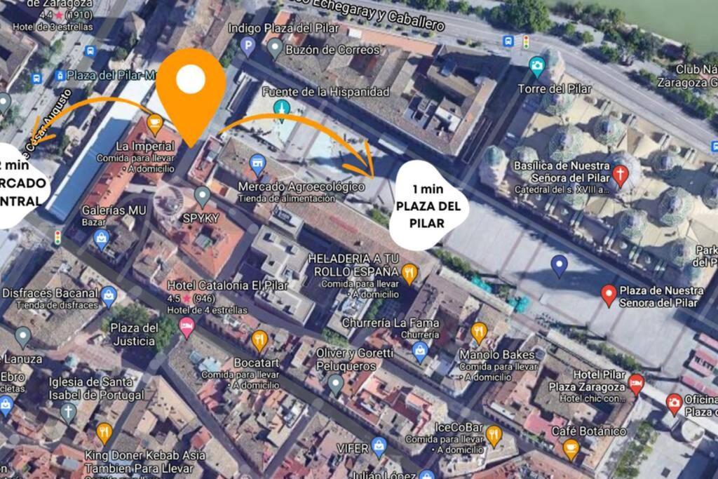 Apartamento Unico En Plaza Del Pilar Zaragoza Exteriér fotografie